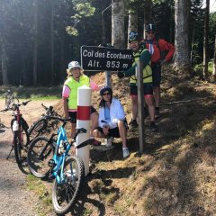 Der nächste Col und der höchste Punkt der Tour: Der Col des Ecorbans. "Wir dachten, es geht jetzt nur noch runter".

