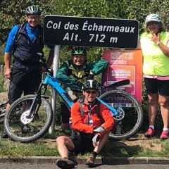 Col des Echarmeaux: Eine Hommage an die Tour des KSV Fürth vor 25 Jahren.

