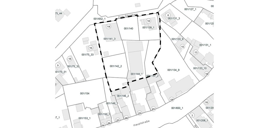 
Bebauungsplan Zum Gänsberg 10 - 14


