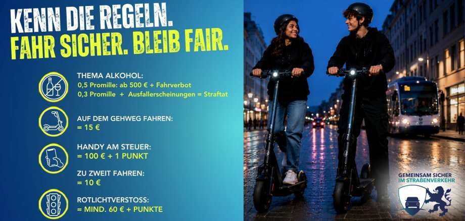 HEAG MOBILO_Social Media Kampagne_2026 - 2 E-Scooter-Kampagne Polizei Südhessen