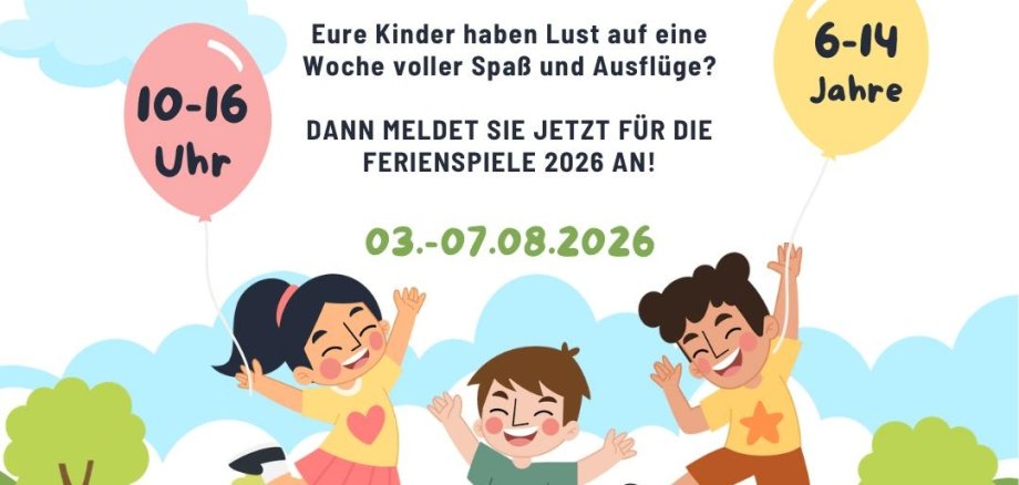 Anmeldung Ferienspiele 2026