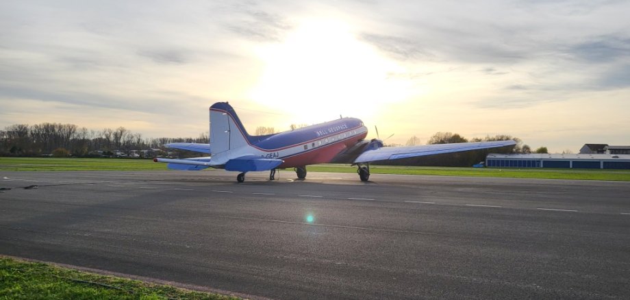 Ansicht Messflugzeug GeoProH Forschungsprojekt