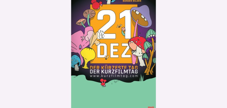 Plakat Kurzfilmtag deutschlandweit 21.12.2025