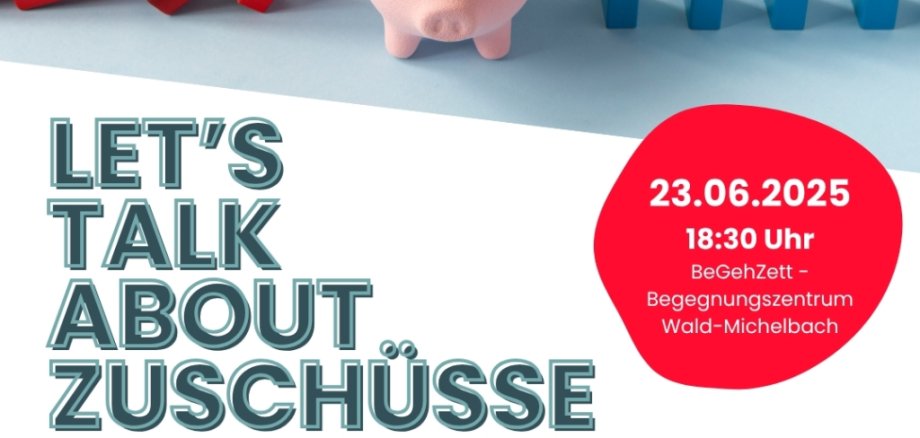 ZKÜ "Let's talk about Zuschüsse" 23.06.2025 | Beitrag - 1