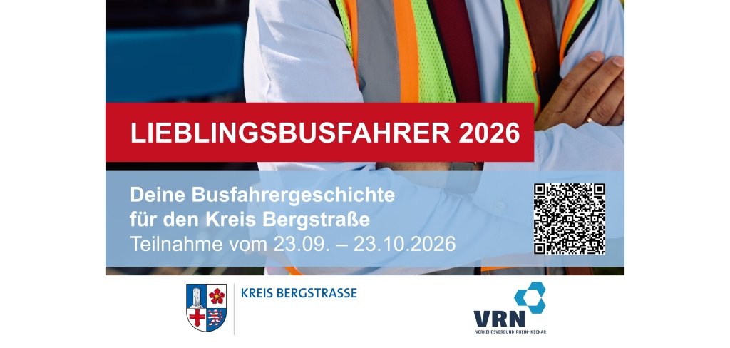 Mein Lieblingsbusfahrer im Kreis Bergstraße