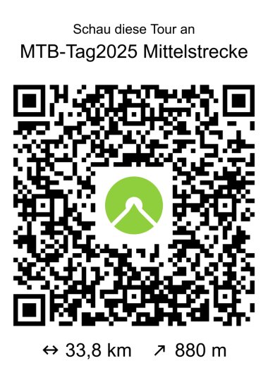 Qr-Code Mittelstrecke Mountainbike-Tag 2025