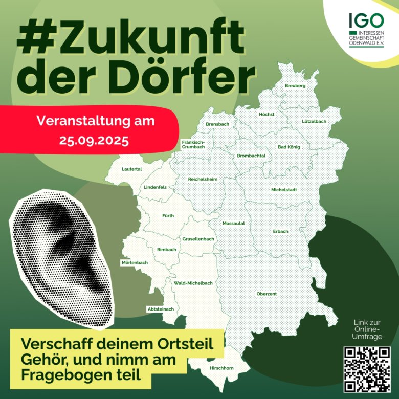 #Zukunft der Dörfer - Fragebogen 3 - 1 Flyer Fragebogen "Zukunft der Dörfer" IGO