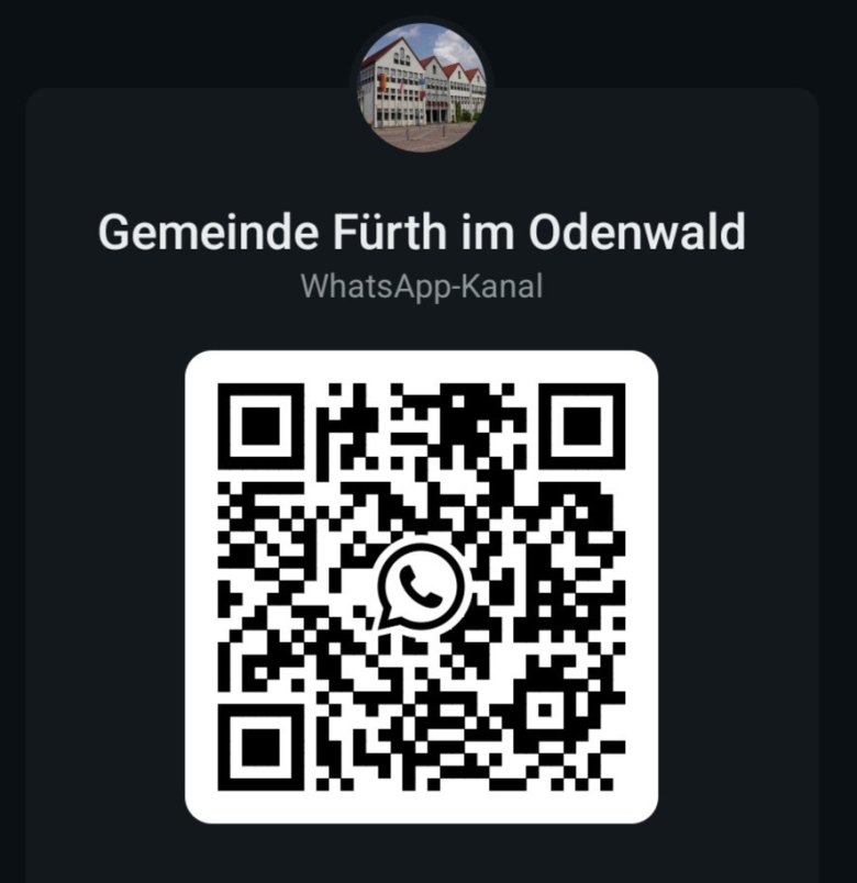 qr-Code WhatsApp-Kanal Gemeinde Fürth