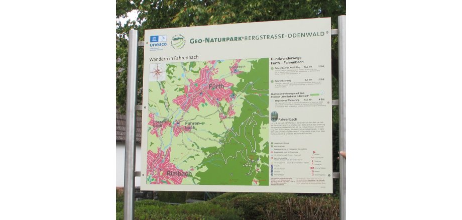 Bild Wandertafel Fahrenbach