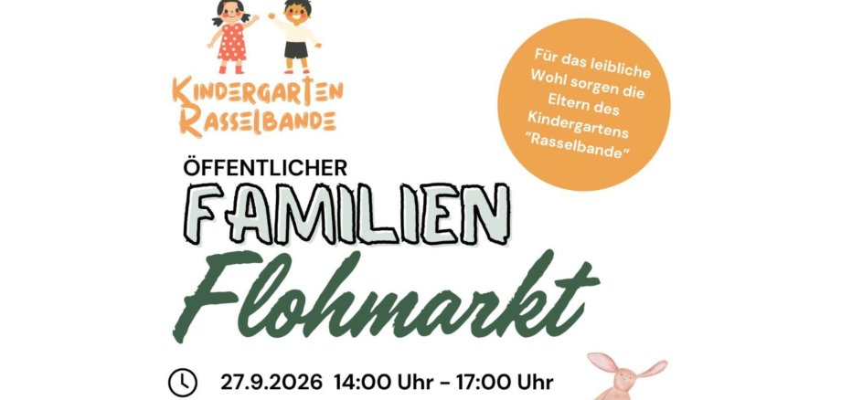 Flohmarkt Kindertagesstätte Haus Rasselbande