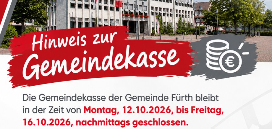 geänderte Öffnungszeiten Gemeindekasse