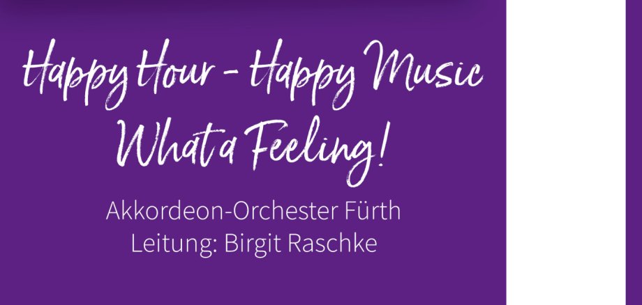 Konzertabend Akkordeonorchester Fürh Plakat