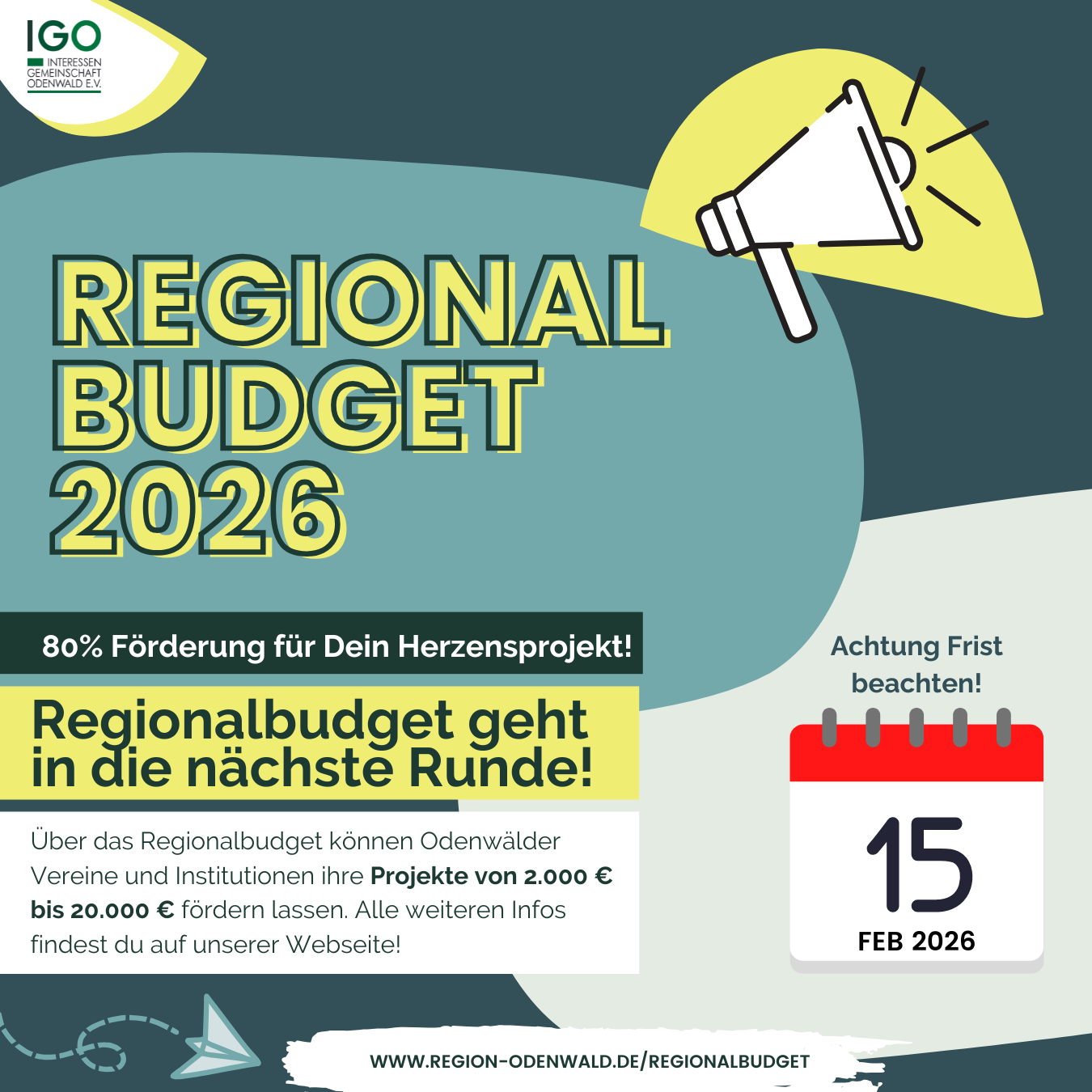 Regionalbudget 2026 | Beitrag - 1