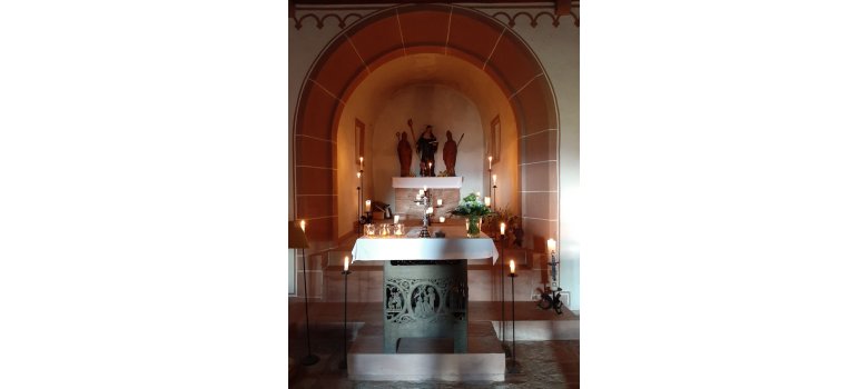 Bild Walburgiskapelle Altar