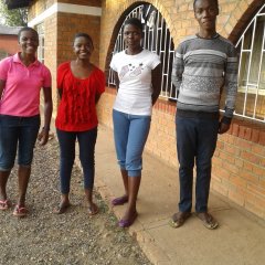 from left,VIMBAI,MARY,TENDAI,DARLINGTON